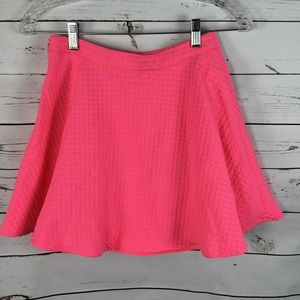 Hot Pink W/Gold Hearts Barbiecore Nanette LePore Skirt Size Small‎ Romantic